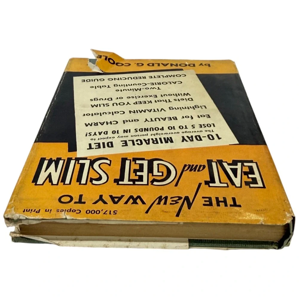 The‎ New Way To Eat And Get Slim Donald G Cooley Vintage Diet Book 1949